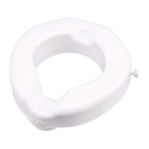 Raised Toilet Seat without Adjustable Arms, 4.25in