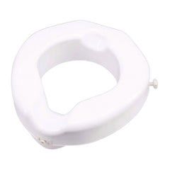 Raised Toilet Seat without Adjustable Arms, 4.25in