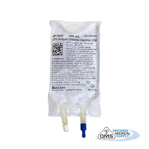 SODIUM CHLORIDE 0.9% INJECTABLE MINI BAG 100ML