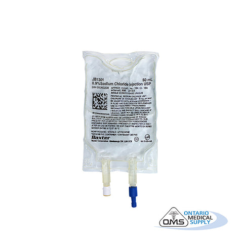 Solution, 0.9% Sodium Chloride, Injection (NaCl), 50mL