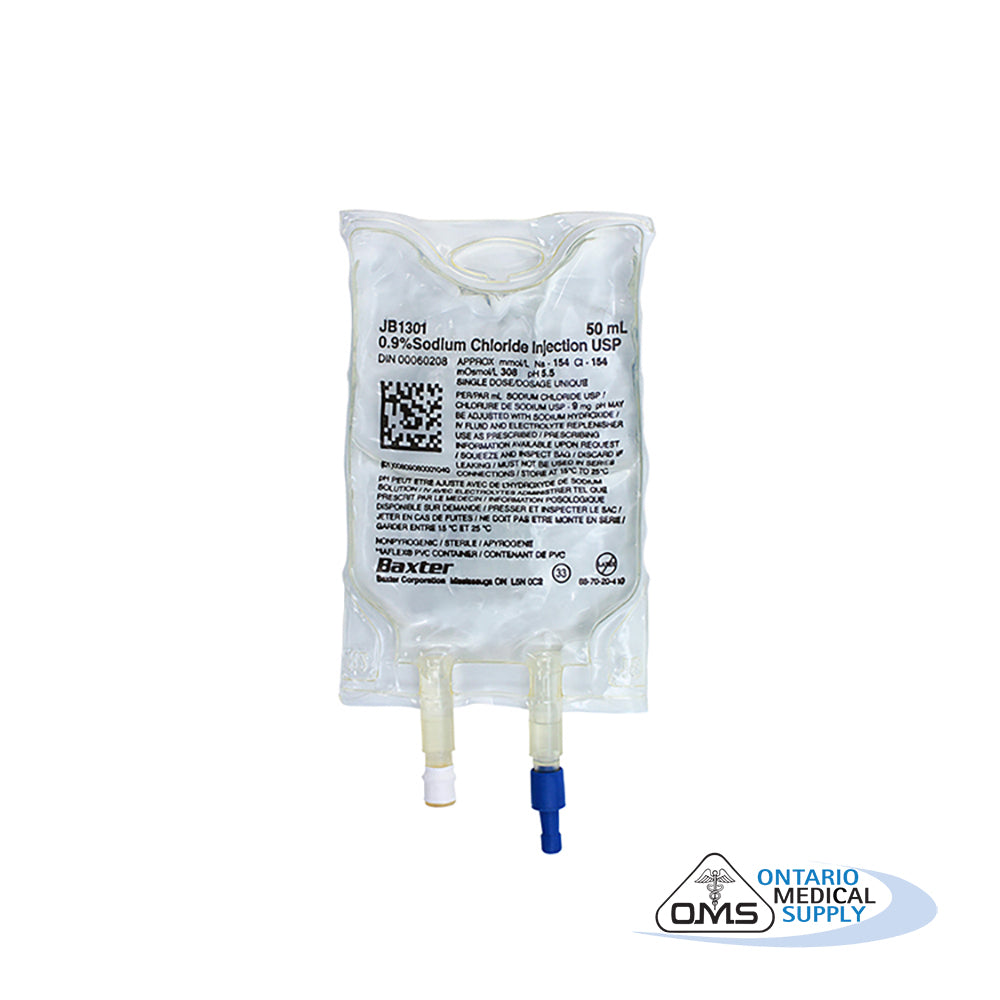 Solution, 0.9% Sodium Chloride, Injection (NaCl), 50mL