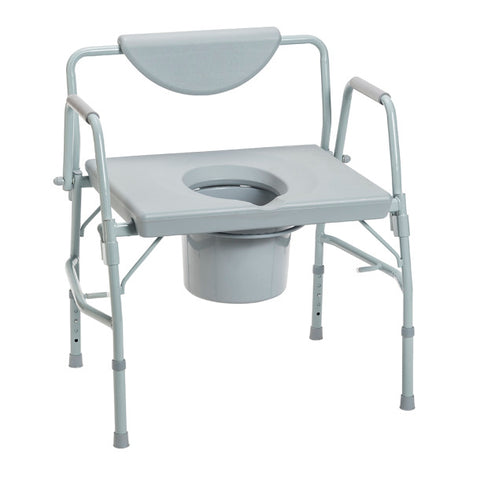 Commode Stationary with Drop Arms, Bariatric