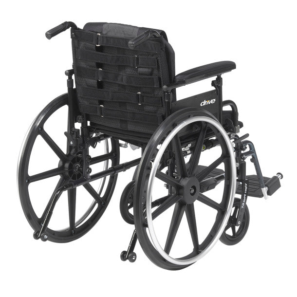 Adjustable Tension Wheelchair Back Cushion