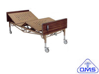 FULL ELECTRIC BARIATRIC HOME CARE BED WITH HALF RAILS