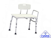 BATH TRANSFER BENCH, TALL NON PADDED