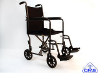 TRANSPORT CHAIR ALUMINUM 19IN W/SWINGAWAY FOOTRESTS