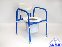 PAEDIATRIC COMMODE WITH CHEST STRAP