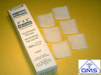 DRESSING GAUZE SPONGE 2X2IN 8-PLY NON STERILE 200/PKG