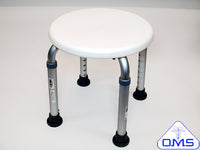 ROUND SHOWER STOOL H 15 - 20IN