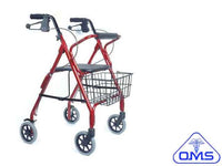 WALKER TYPE 2 LOW ROLLATOR W/BASKET