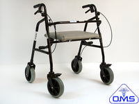 TYPE 3 BARIATRIC ROLLATOR WALKER, EXTRA WIDE