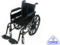 WHEELCHAIR 16IN HEMI REM FULL LENGHT ARM