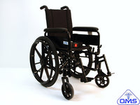 WHEELCHAIR 14IN REM FULL LGTH ARM/FTRSTS